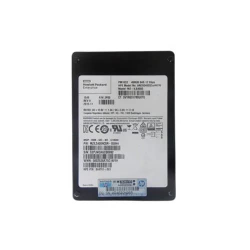 844761-001 - HPE 400GB 2.5 inch MLC 6Gb/s SAS Solid State Drive