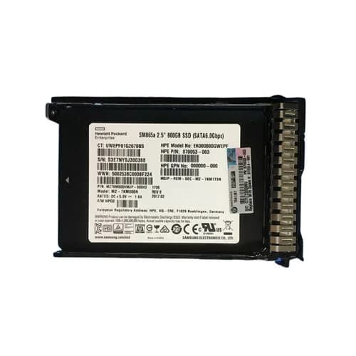872514-001 - HP 800GB SATA 6Gp/s 2.5-Inch Solid State Drive