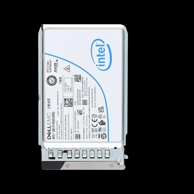 90M2J - Dell 7.68TB PCI Express NVMe TLC 2.5" Solid State Drive