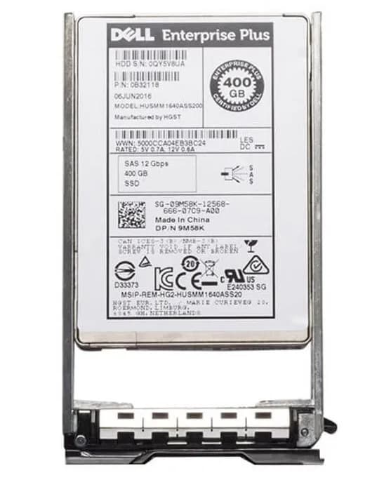 9M58K - Dell 400GB Equallogic 2.5 inch MLC 12Gb/s SAS SSD