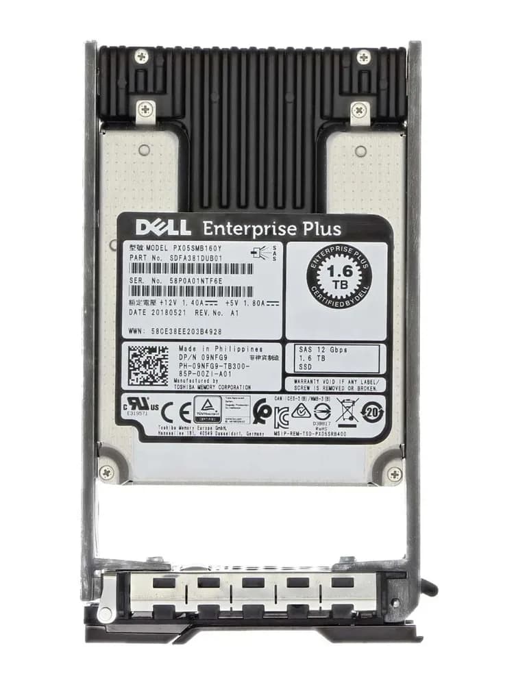 9NFG9 - Dell 1.6TB MLC 2.5-Inch SAS 12Gb/s Solid State Drive