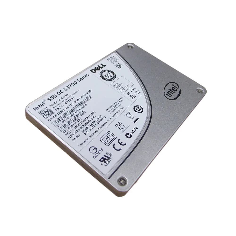 9T0ND - Dell 800GB SATA Multi-Level Cell SFF 2.5" Solid State Drive
