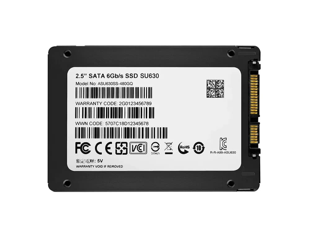 ASU630SS-480GQ-R - ADATA Ultimate SU630 480GB 2.5" Serial ATA QLC SSD