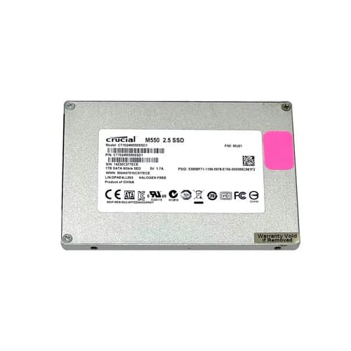 CT1024M550SSD1 - Crucial 1TB 2.5 inch MLC 6Gb/s SATA SSD