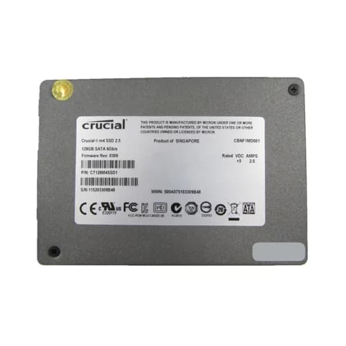 CT128M4SSD1 - Crucial 128GB m4 2.5 inch MLC 6Gb/s SATA SSD