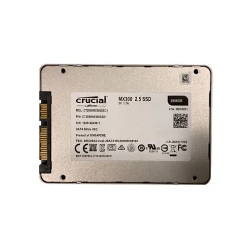 CT2050MX300SSD1 - Crucial 2TB MX300 2.5 inch 3D-NAND 6Gb/s SATA SSD