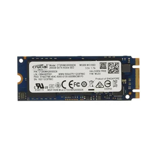 CT250MX200SSD6 - Crucial 250GB MLC SATA 6Gb/s M.2 2260 SSD