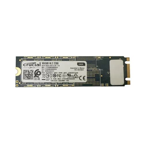 CT250MX500SSD4 - Crucial 250GB 2.5 inch 3D-NAND 6Gb/s SATA SSD