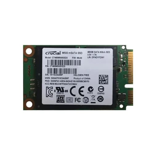 CT480M500SSD3 - Crucial 480GB MLC SATA 6Gb/s mSATA Solid State Drive