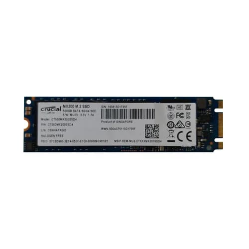 CT500MX200SSD4 - Crucial 500GB M.2 2280 MLC 6Gb/s SATA SSD