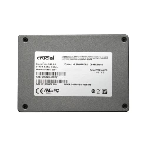 CT512M4SSD2 - Crucial M4 512GB MLC SATA 6Gb/s 2.5-Inch SSD