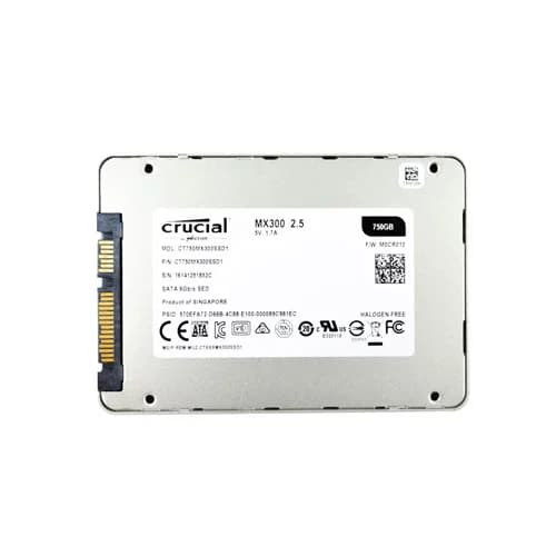 CT750MX300SSD1 - Crucial 750GB MX300 2.5 inch TLC 6Gb/s SATA SSD