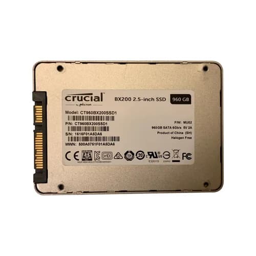 CT960BX200SSD1 - Crucial 960GB 2.5 inch TLC 6Gb/s SATA SSD