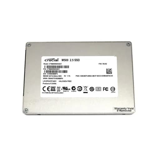 CT960M500SSD1 - Crucial 960GB M500 2.5 inch MLC 6Gb/s SATA SSD