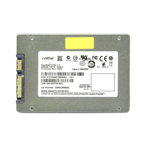 CTFDDAC256MAG-1G1 - Crucial 256GB 2.5 inch MLC 6Gb/s SATA SSD