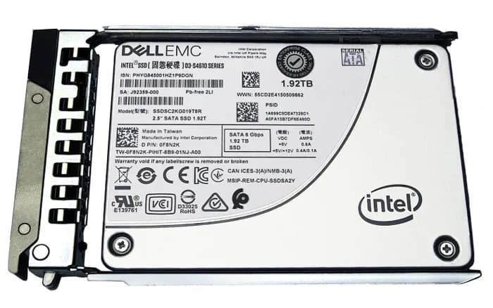 F8N2K - Dell 1.92TB SATA Triple-Level Cell SFF 2.5" Solid State Drive