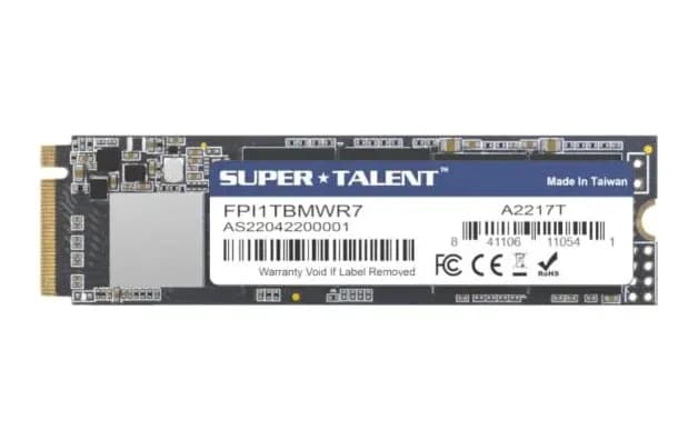 FPI1TBMWR7 - Super Talent EX6 1TB TLC PCIe NVMe 3.0 x4 M.2 2280 SSD