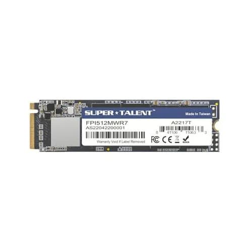 FPI512MWR7 - Super Talent EX 512GB PCIe NVMe 3.0 x4 M.2 SSD
