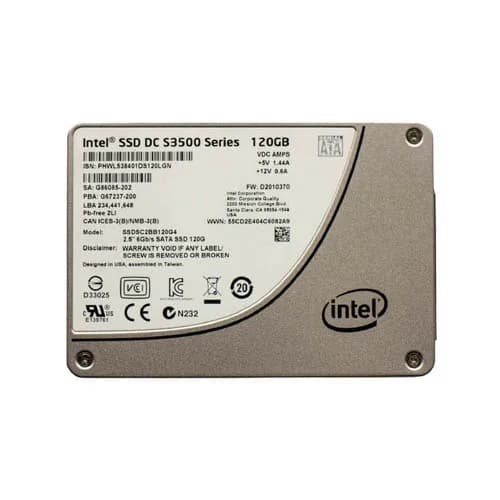 G67237-200 - Intel 120GB DC S3500 2.5 inch MLC 6Gb/s SATA SSD