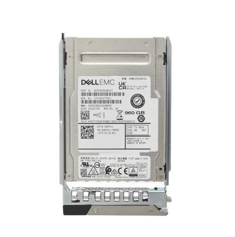 GRY0J - Dell 960GB SAS Triple-Level Cell SFF 2.5" Solid State Drive