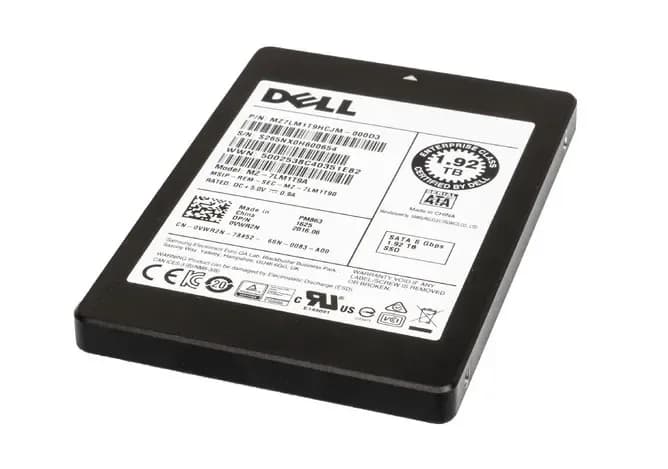 GTYWY - Dell Enterprise 1.92TB SATA TLC 2.5" Solid State Drive