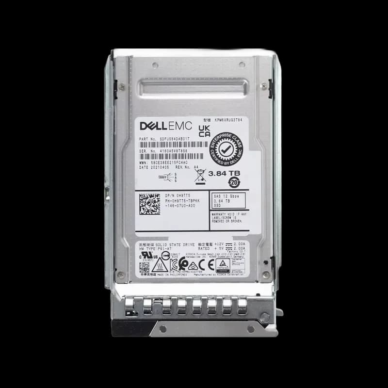 H9TT5 - Dell 3.84TB SAS Triple-Level Cell SFF 2.5" Solid State Drive