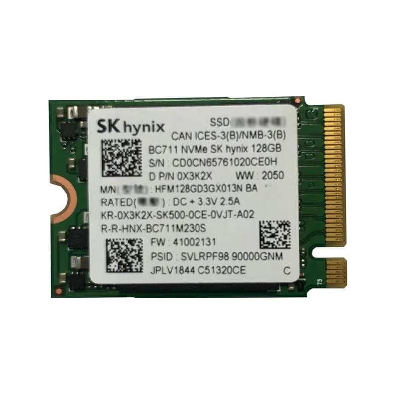HFM128GD3GX013N - Hynix BC711 128GB PCIe 3.0 x4 NVMe M.2 2230 SSD