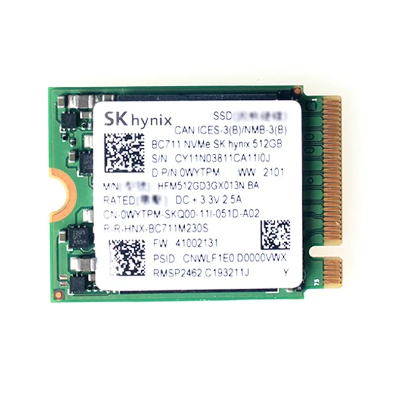 HFM512GD3GX013N - Hynix BC711 512GB PCIe 3.0 x4 NVMe M.2 2230 SSD