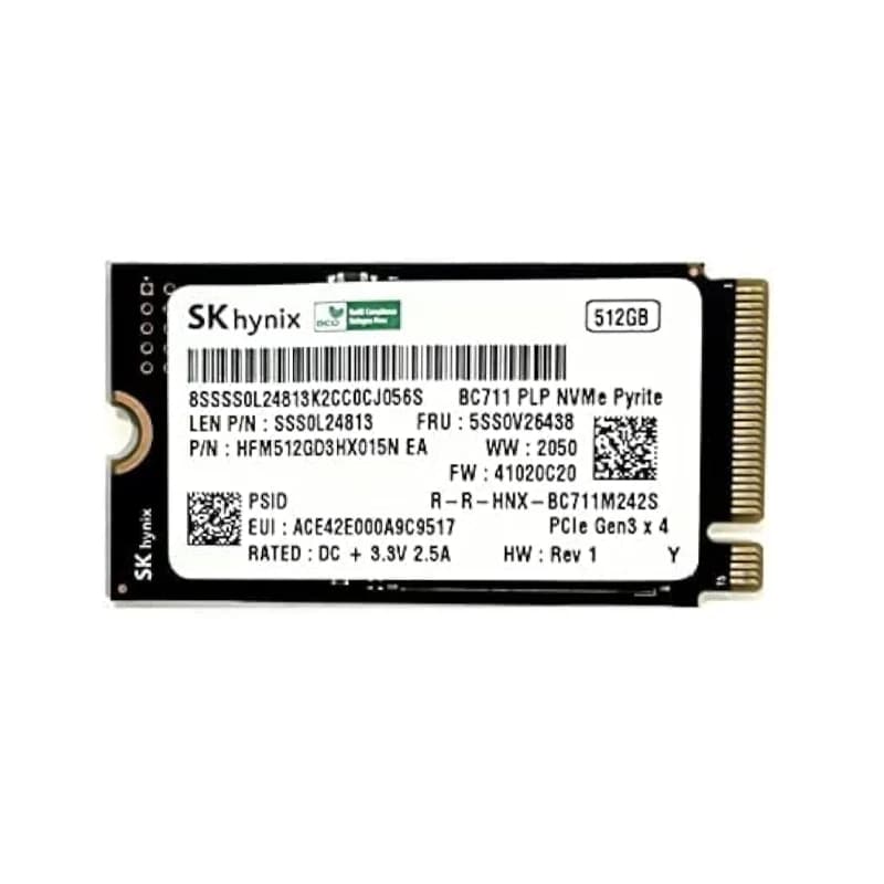 HFM512GD3HX015N - Hynix BC711 512GB PCIe 3.0 x4 NVMe M.2 2242 SSD