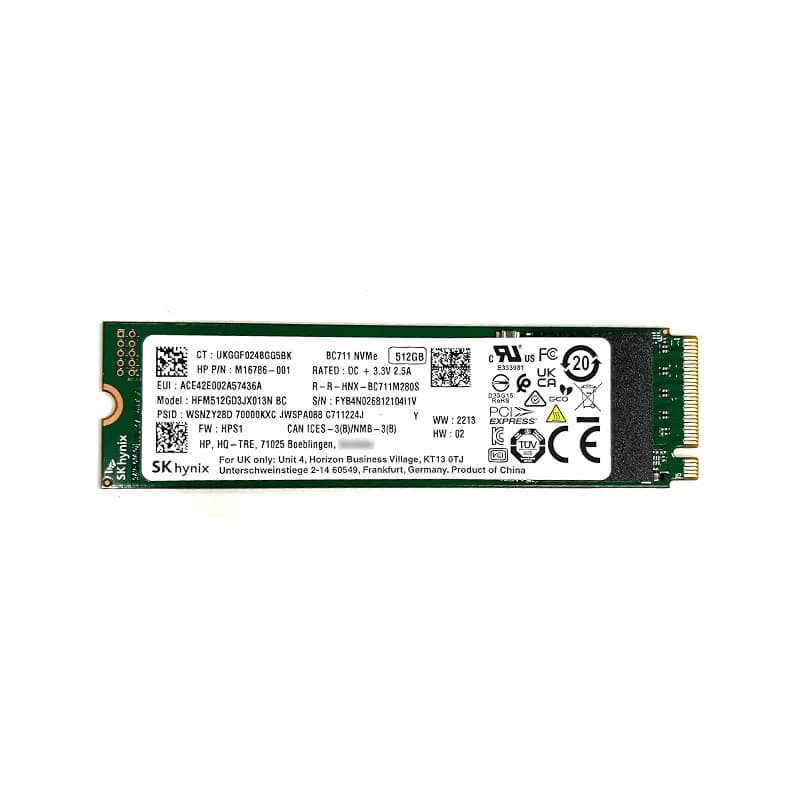 HFM512GD3JX013N - Hynix BC711 512GB PCIe 3.0 x4 NVMe M.2 2280 SSD