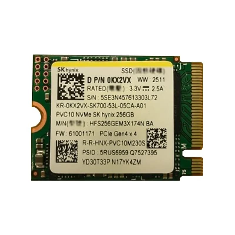HFS256GEM3X174N - Hynix PVC10 256GB PCIe 4.0 x4 NVMe M.2 2230 SSD