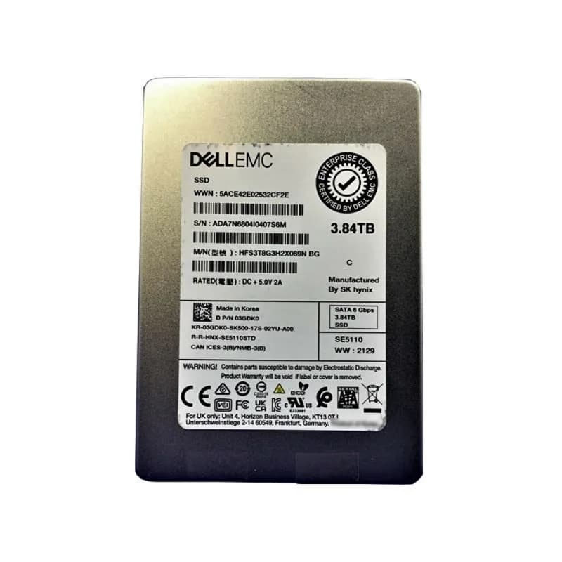 HFS3T8G3H2X069N - Hynix SE5110 3.84TB 6Gb/s SATA SFF 2.5-Inch RI SSD