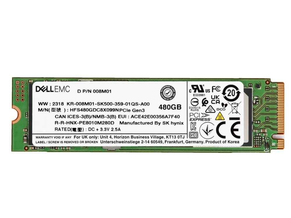 HFS480GDC8X099N - Hynix PM8110 480GB PCI Express NVMe M.2 2280 SSD