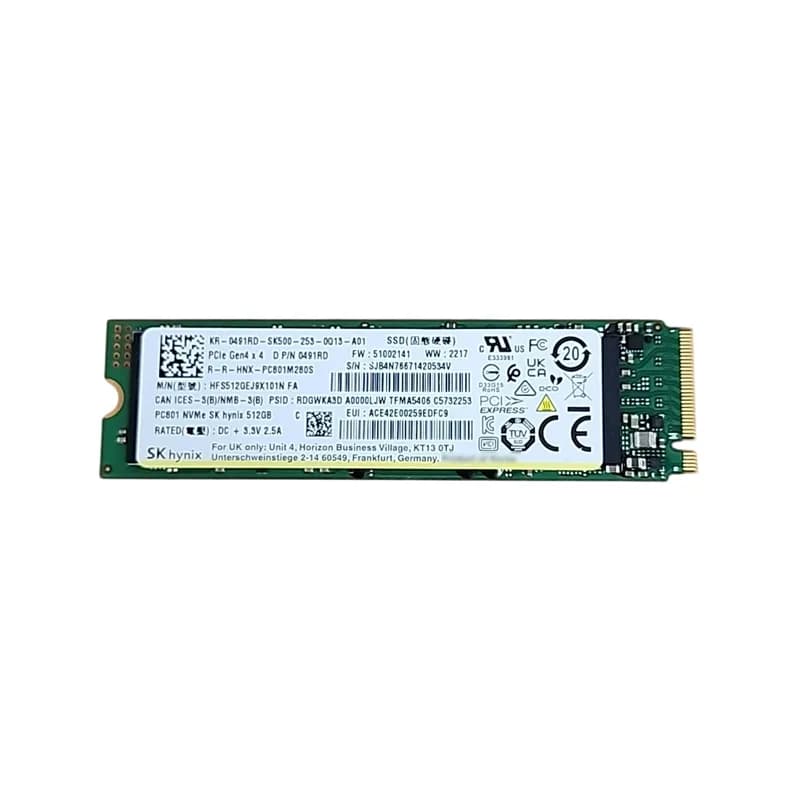 HFS512GEJ9X101N - Hynix PC801 512GB PCIe 4.0 x4 NVMe M.2 2280 SSD