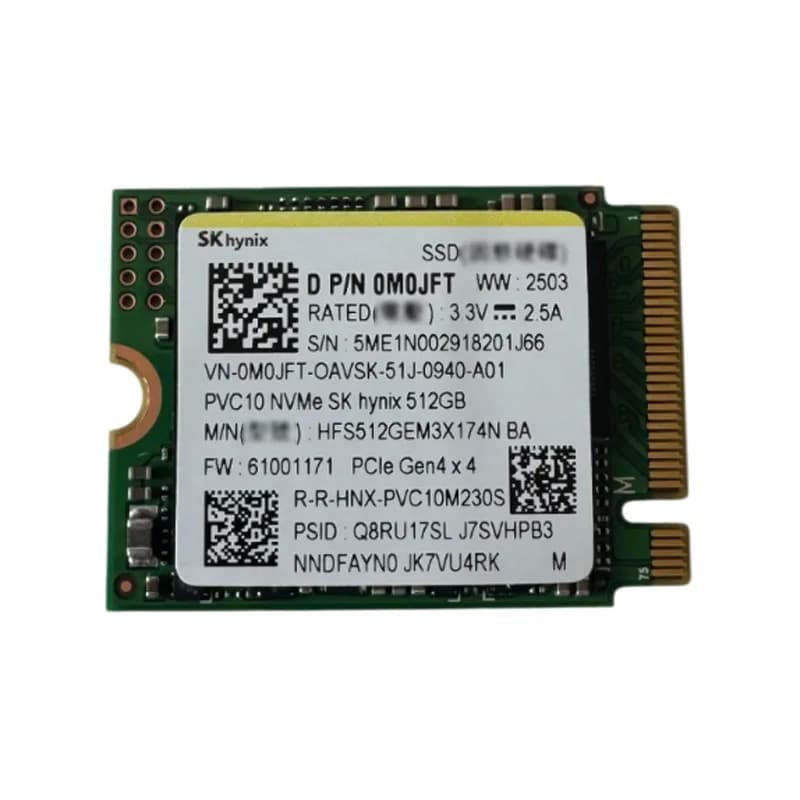 HFS512GEM3X174N - Hynix PVC10 512GB PCIe 4.0 x4 NVMe M.2 2230 SSD
