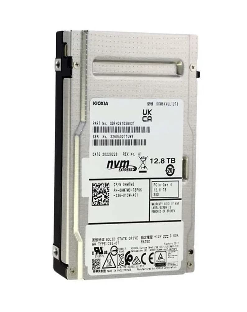 HM7M3 - Dell 12.8TB PCI Express NVMe TLC 2.5" Solid State Drive