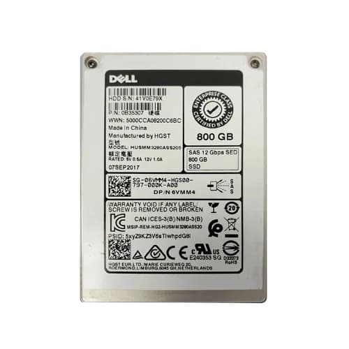 HUSMM3280ASS205 - HGST 800GB Ultrastar SS300 2.5in MLC 12Gb/s SAS SSD