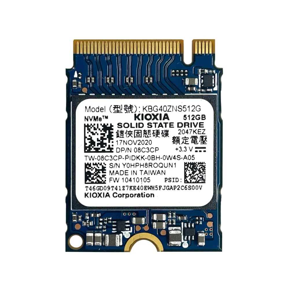 KBG40ZNS512G - KIOXIA 512GB BG4 Triple-Level Cell PCIe 4.0 x4 SSD