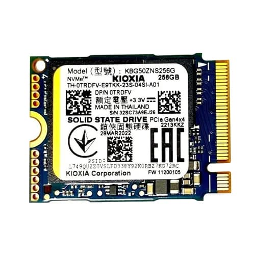 KBG50ZNS256G - KIOXIA 256GB BG5 Triple-Level Cell PCIe 4.0 x4 SSD
