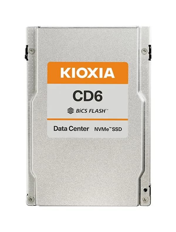 KCD6XLUL15T3 - KIOXIA 15.36TB PCI Express NVMe 2.5" Solid State Drive