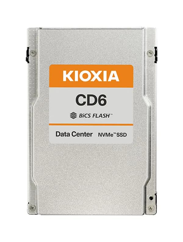 KCD6XLUL3T84 - KIOXIA CD6-R 3.84TB PCI Express NVMe TLC 2.5" SSD