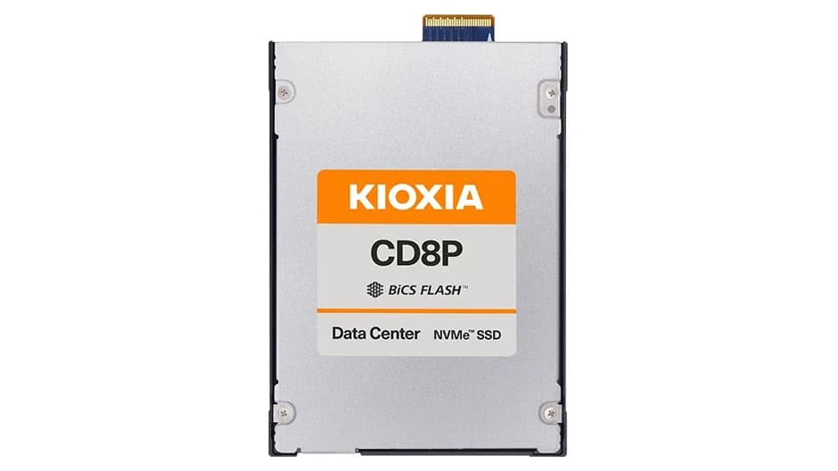 KCD8DPJE15T3 - KIOXIA CD8P-R 15.36TB PCI Express NVMe TLC E3.S SSD