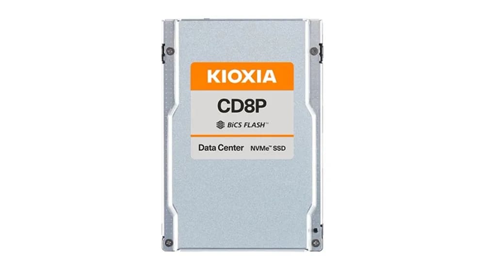 KCD8DPUG1T60 - KIOXIA CD8P-V 1.6TB PCI Express NVMe TLC 2.5" SSD