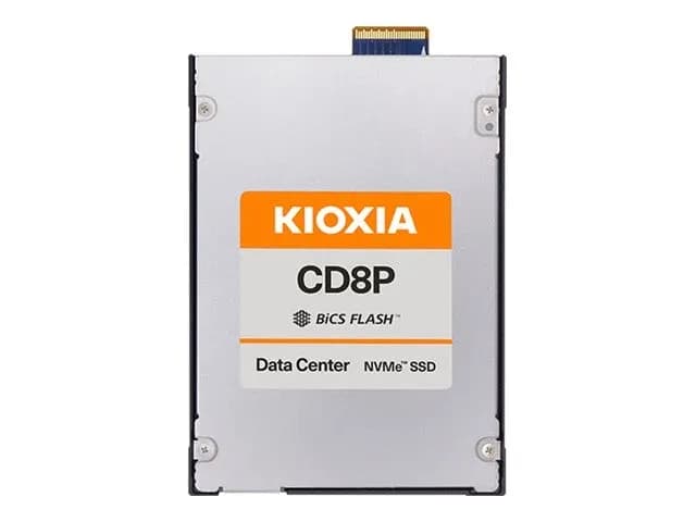 KCD8XPJE15T3 - KIOXIA 15.36TB PCI Express NVMe E3.S Solid State Drive