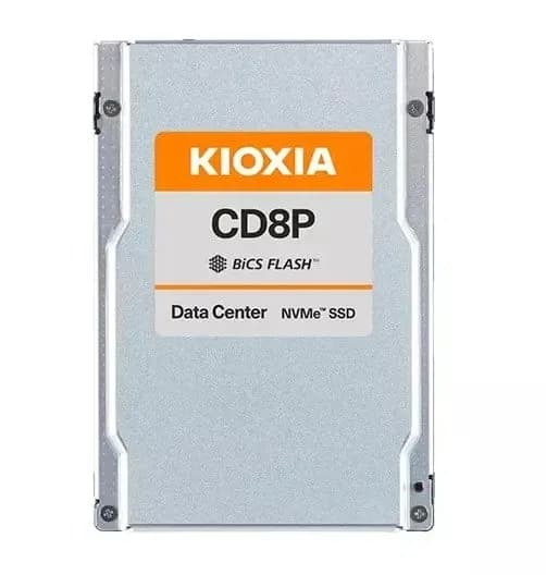 KCD8XPUG12T8 - KIOXIA CD8P-V 12.8TB PCIe NVMe 5.0 x4 2.5-Inch SSD