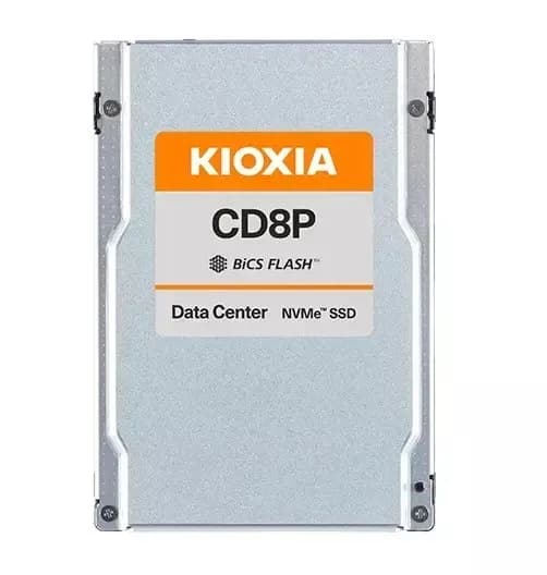 KCD8XPUG15T3 - KIOXIA 15.2TB PCI Express NVMe 2.5" Solid State Drive