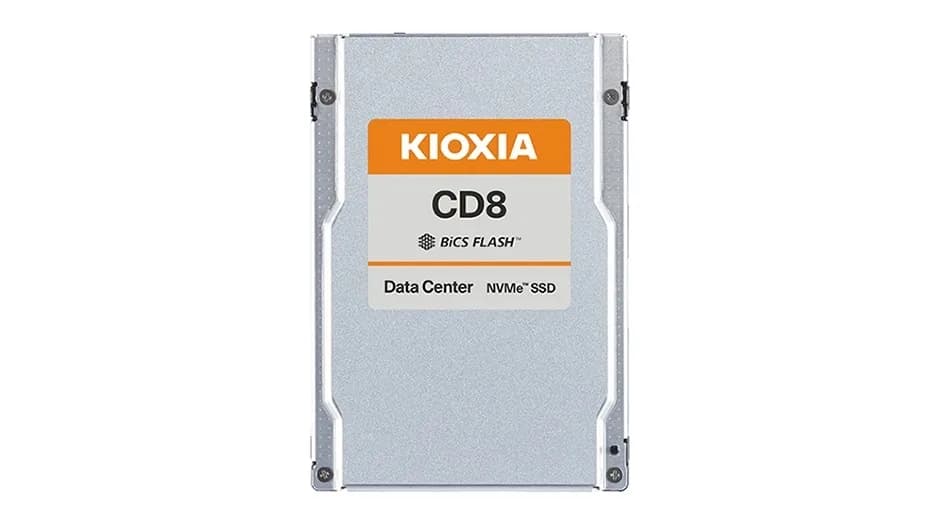 KCD8XRUG7T68 - KIOXIA CD8-R 7.68TB PCI Express NVMe TLC 2.5" SSD