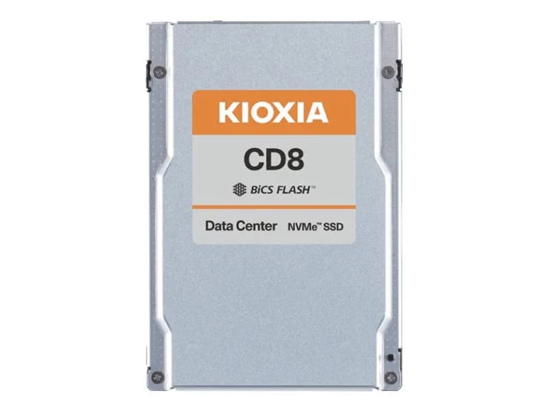 KCD8XVUG1T60 - KIOXIA CD8-V 1.6TB PCI Express NVMe TLC U.3 2.5" SSD