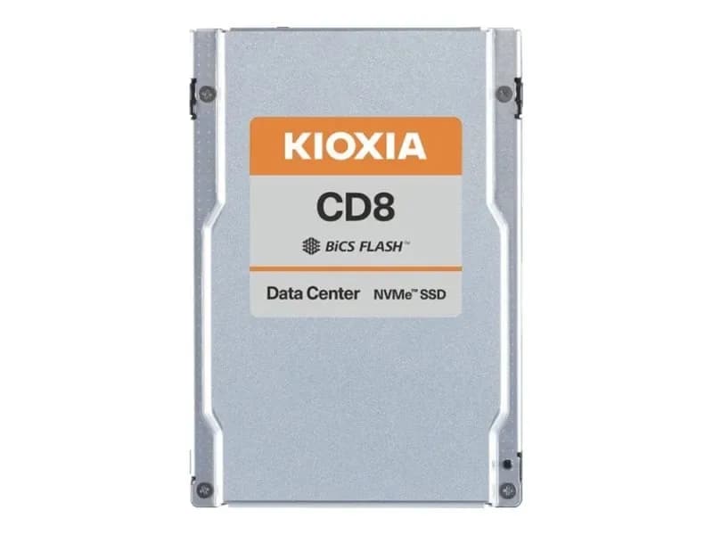 KCD8XVUG6T40 - KIOXIA 6.4TB PCI Express NVMe 2.5" Solid State Drive
