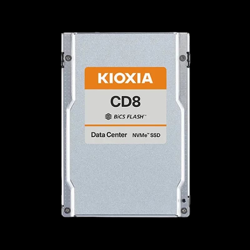 KCD8XVUG800G - KIOXIA CD8-V 800GB PCI Express NVMe TLC 2.5" SSD